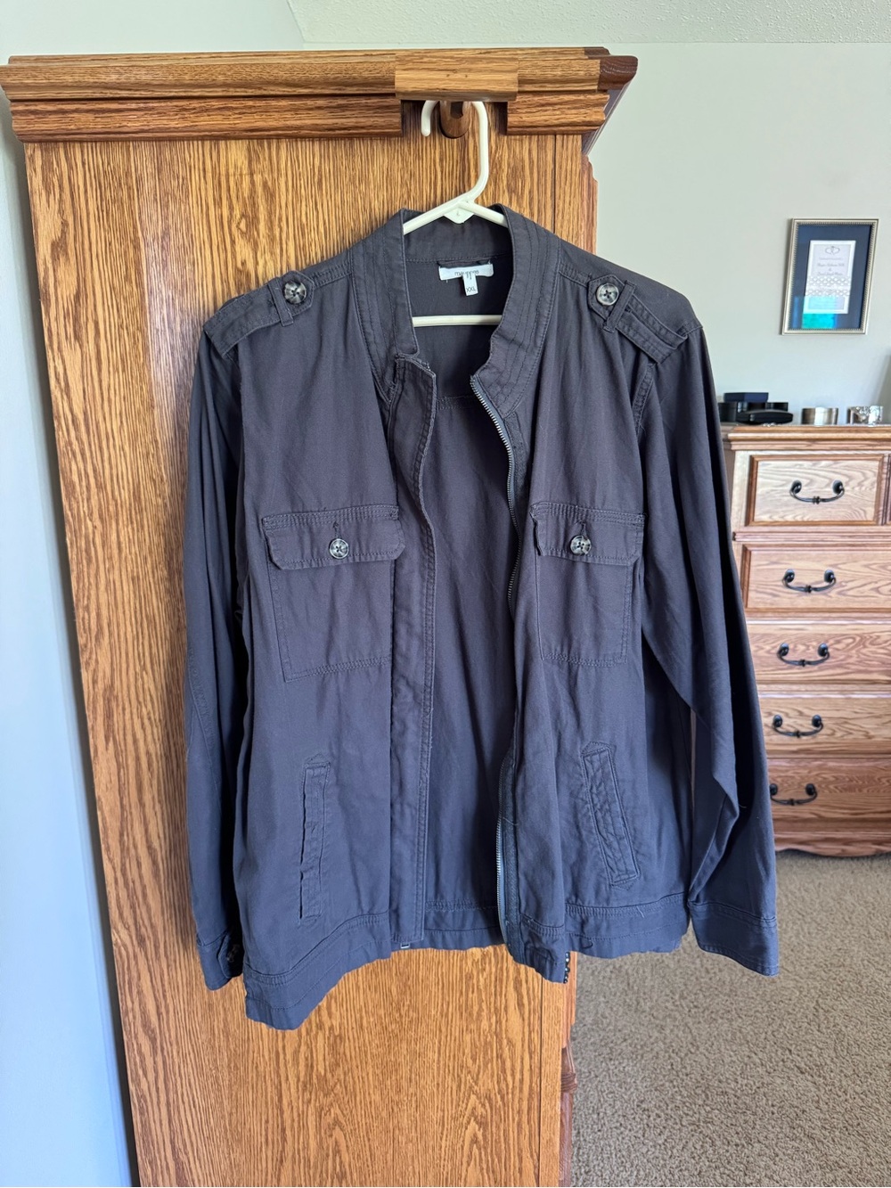 Maurices Charcoal Gray Jacket